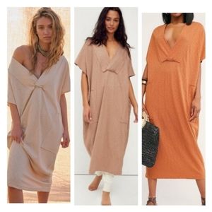 Free People Beach Sunshower Cotton Maxi Dress Size Small